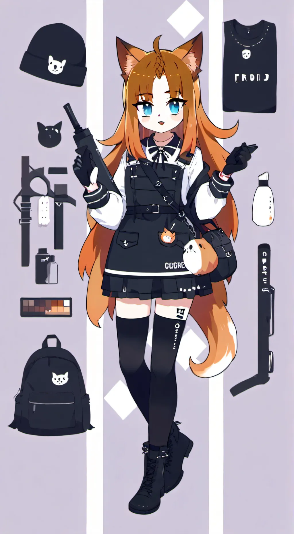 ai character: Kira background