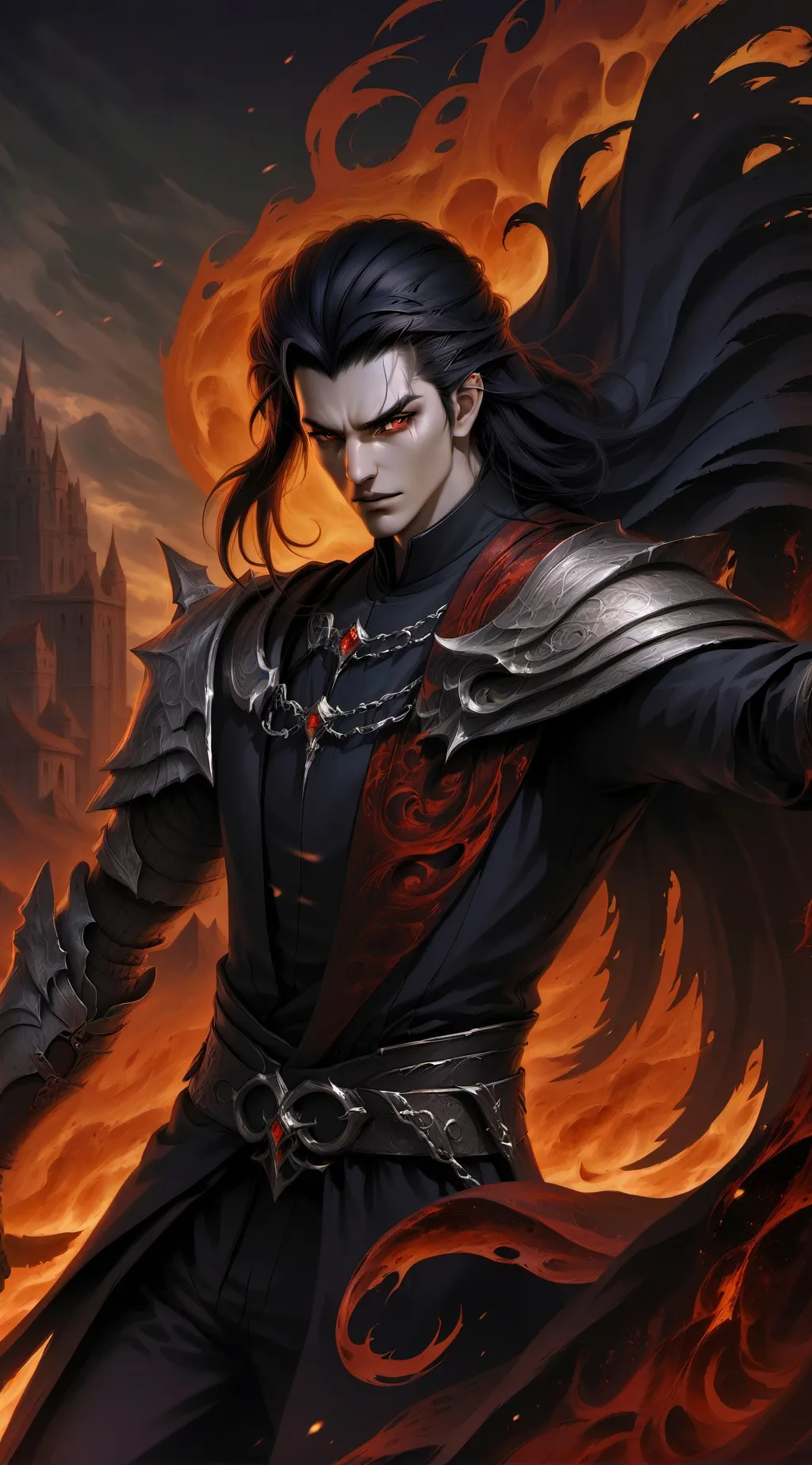 ai character: MD V background