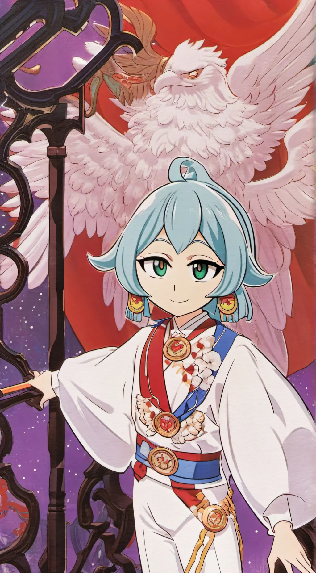 ai character: Connie pretty funn background