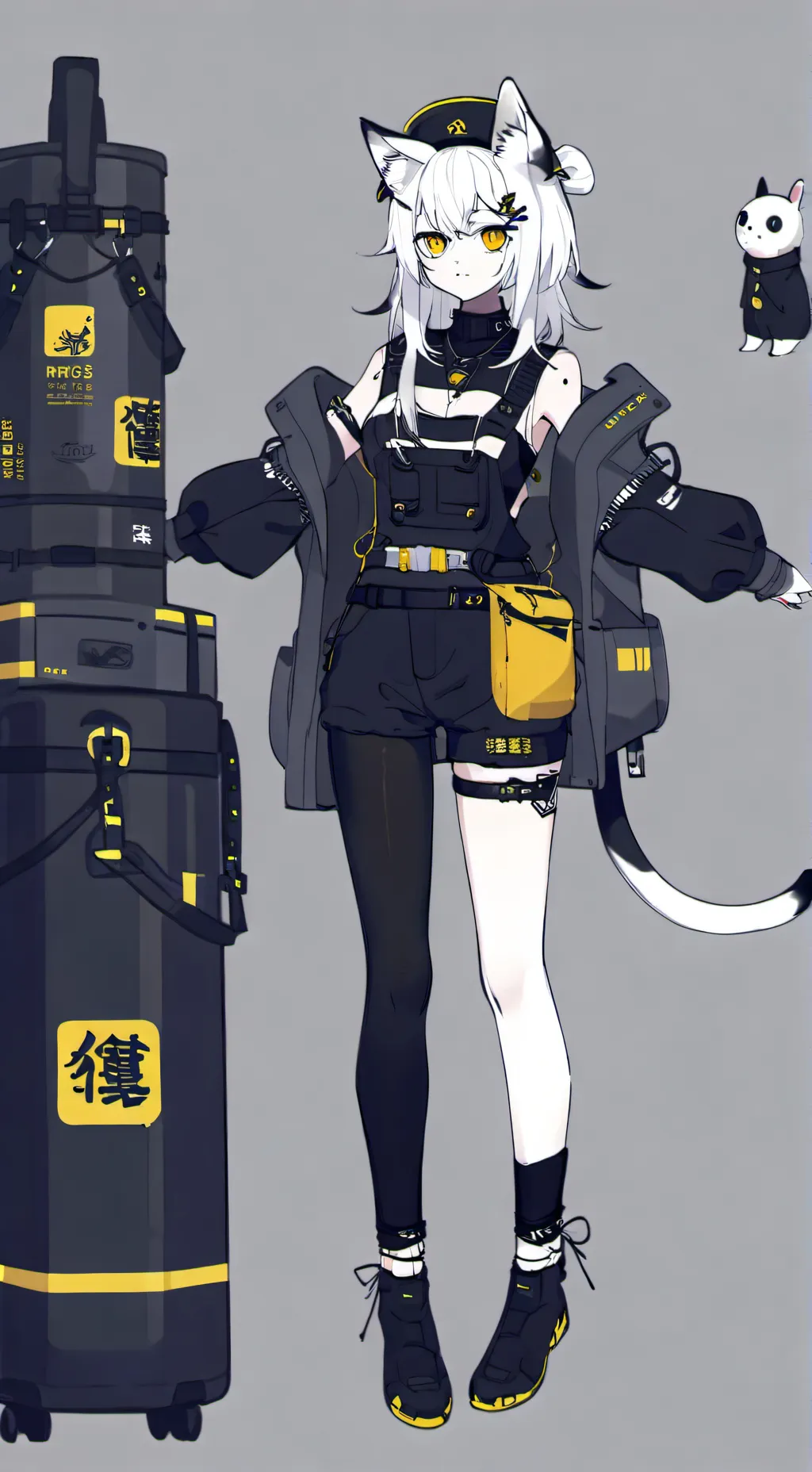 ai character: Neko infection  background