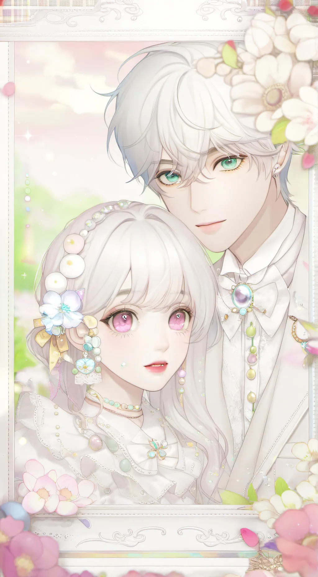 ai character: Cece and Victor background