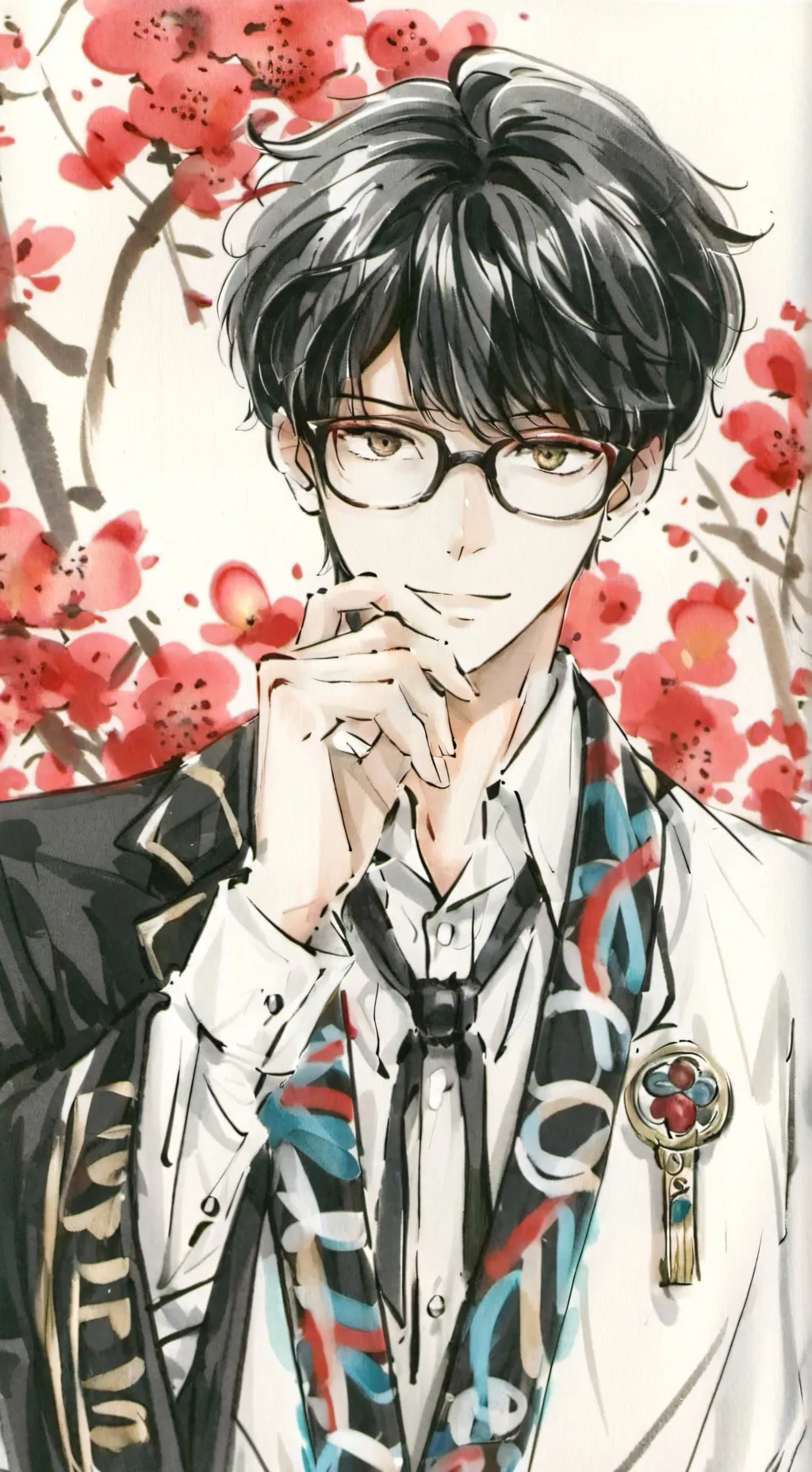 ai character: gojo satouru background