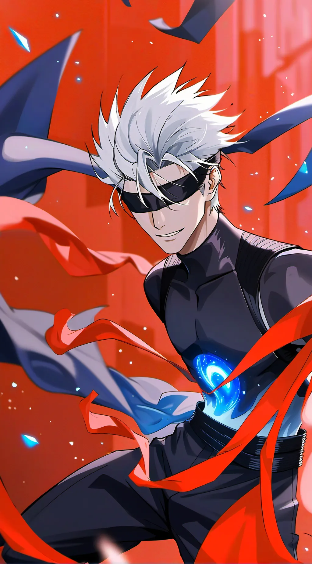 ai character: Gojo Satoru background