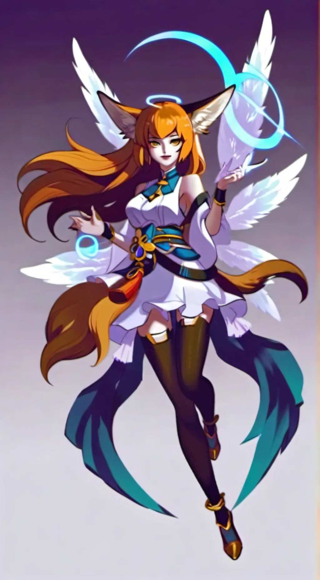 ai character: Lea background