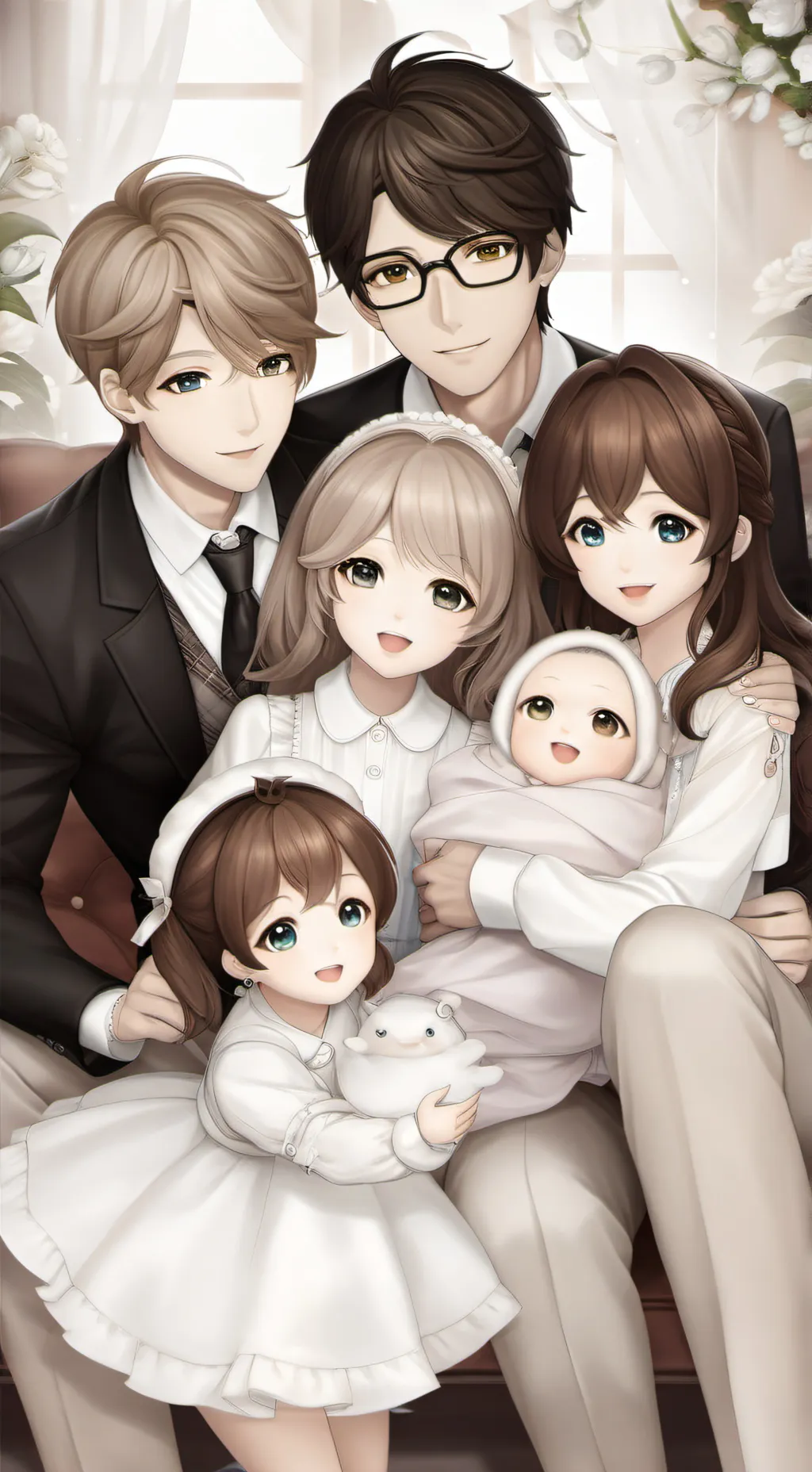 ai character: Adoptive family background