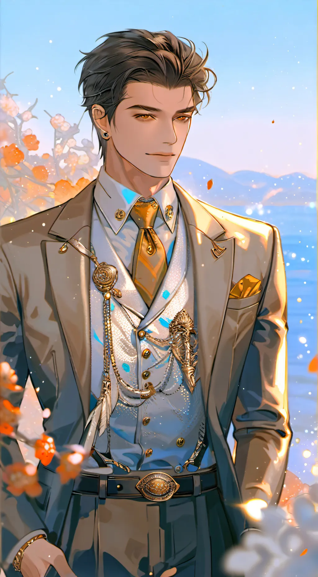 ai character: Xander  background