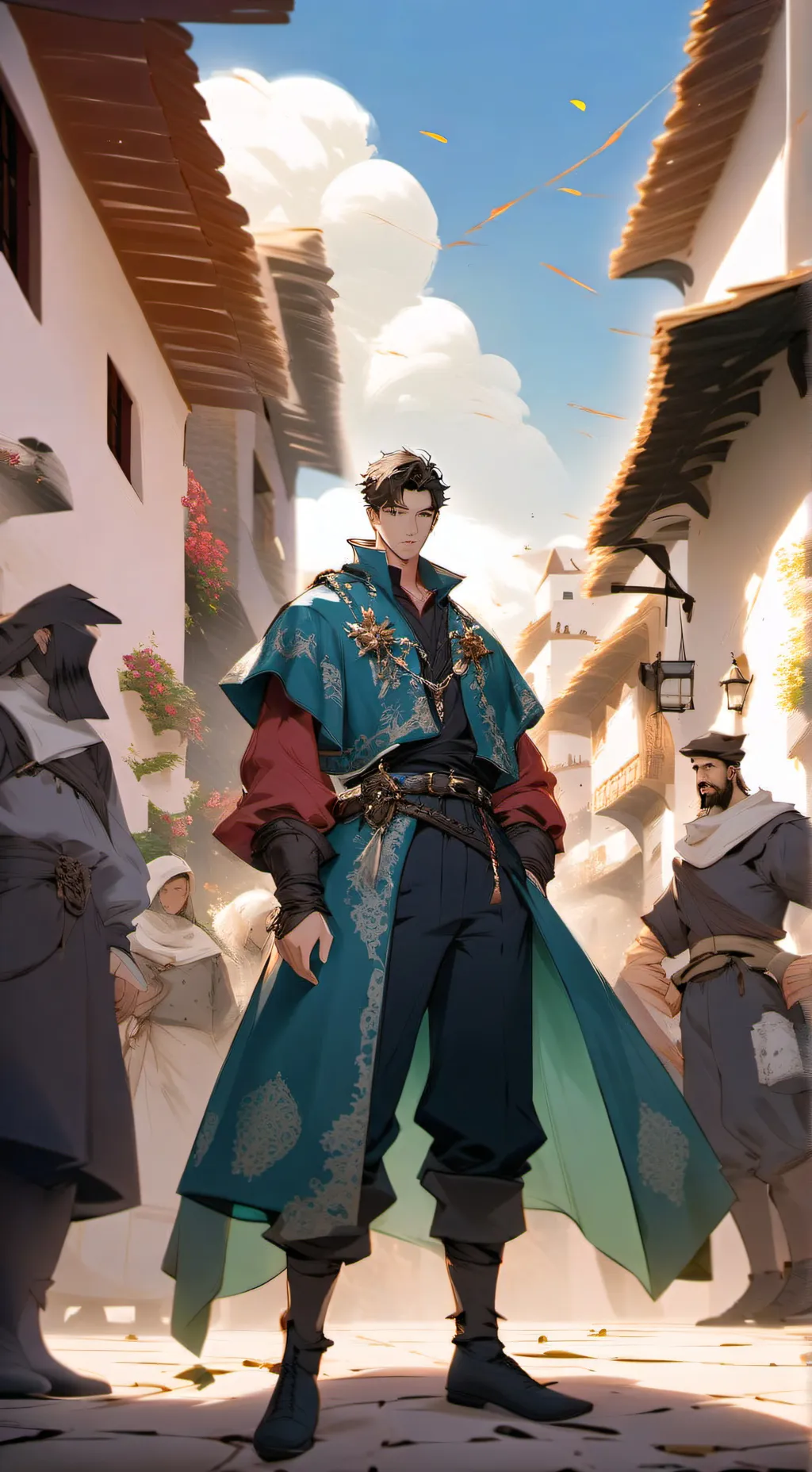 ai character: cronicas del zorro background