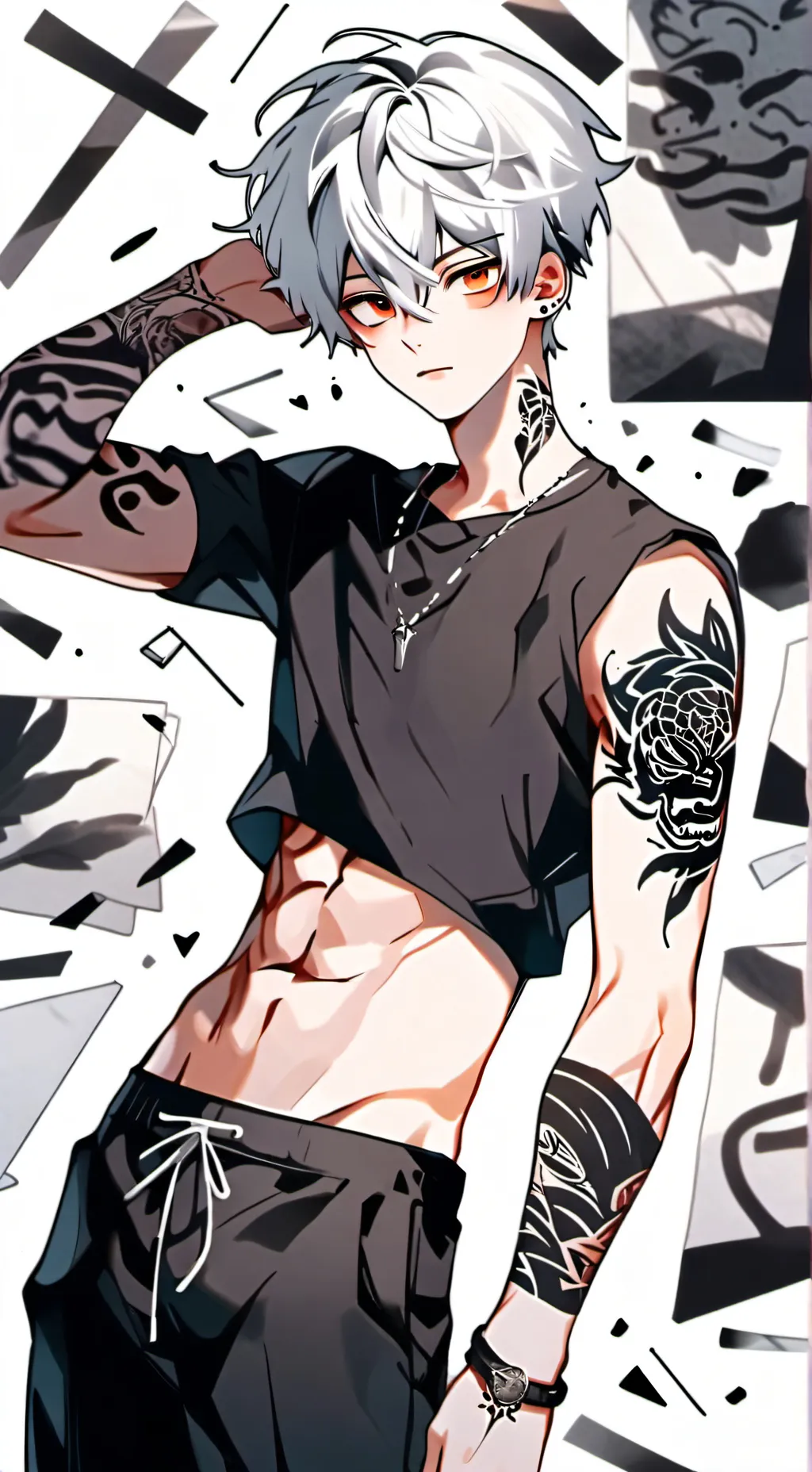 ai character: Four background