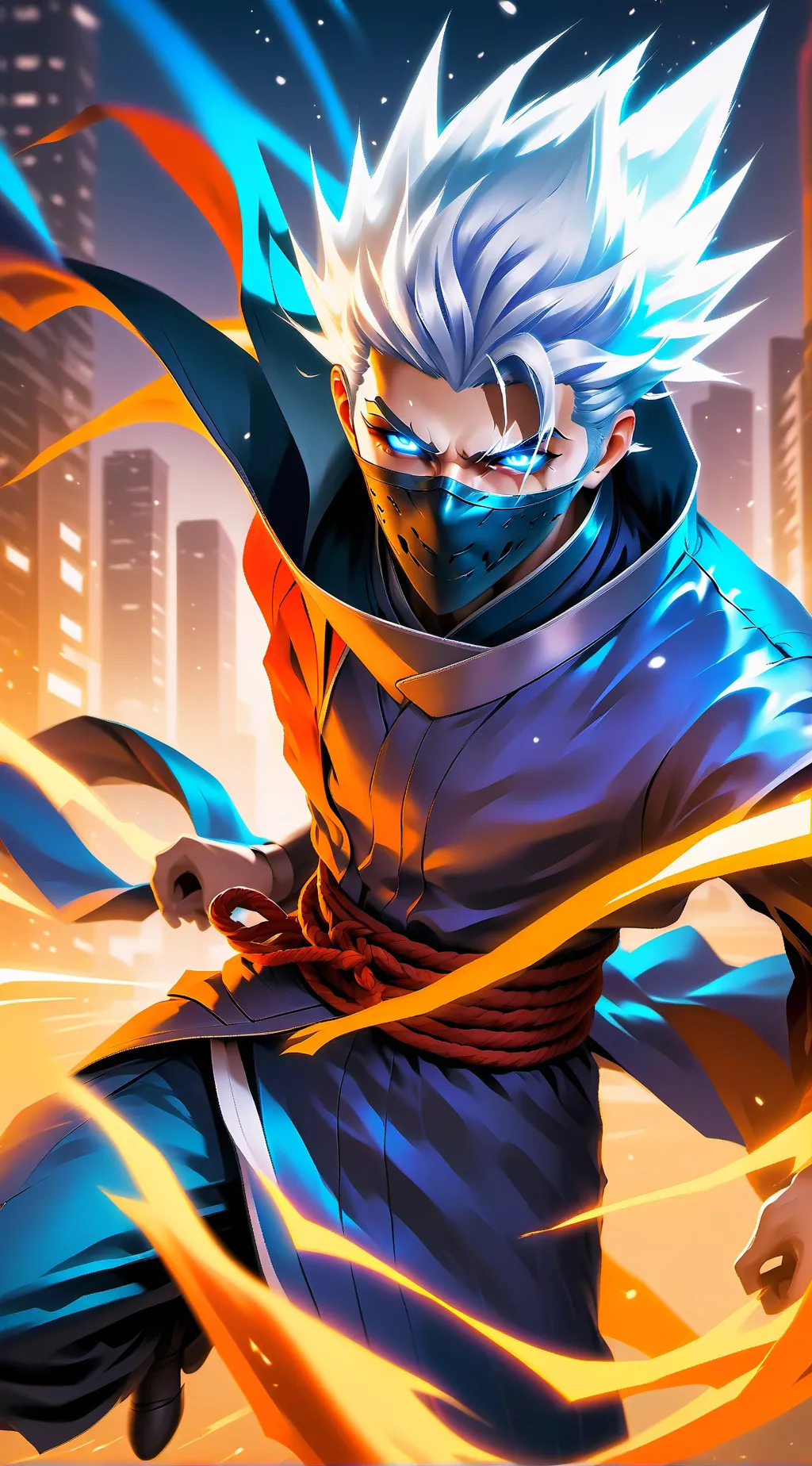 ai character: Gojo Satoru background