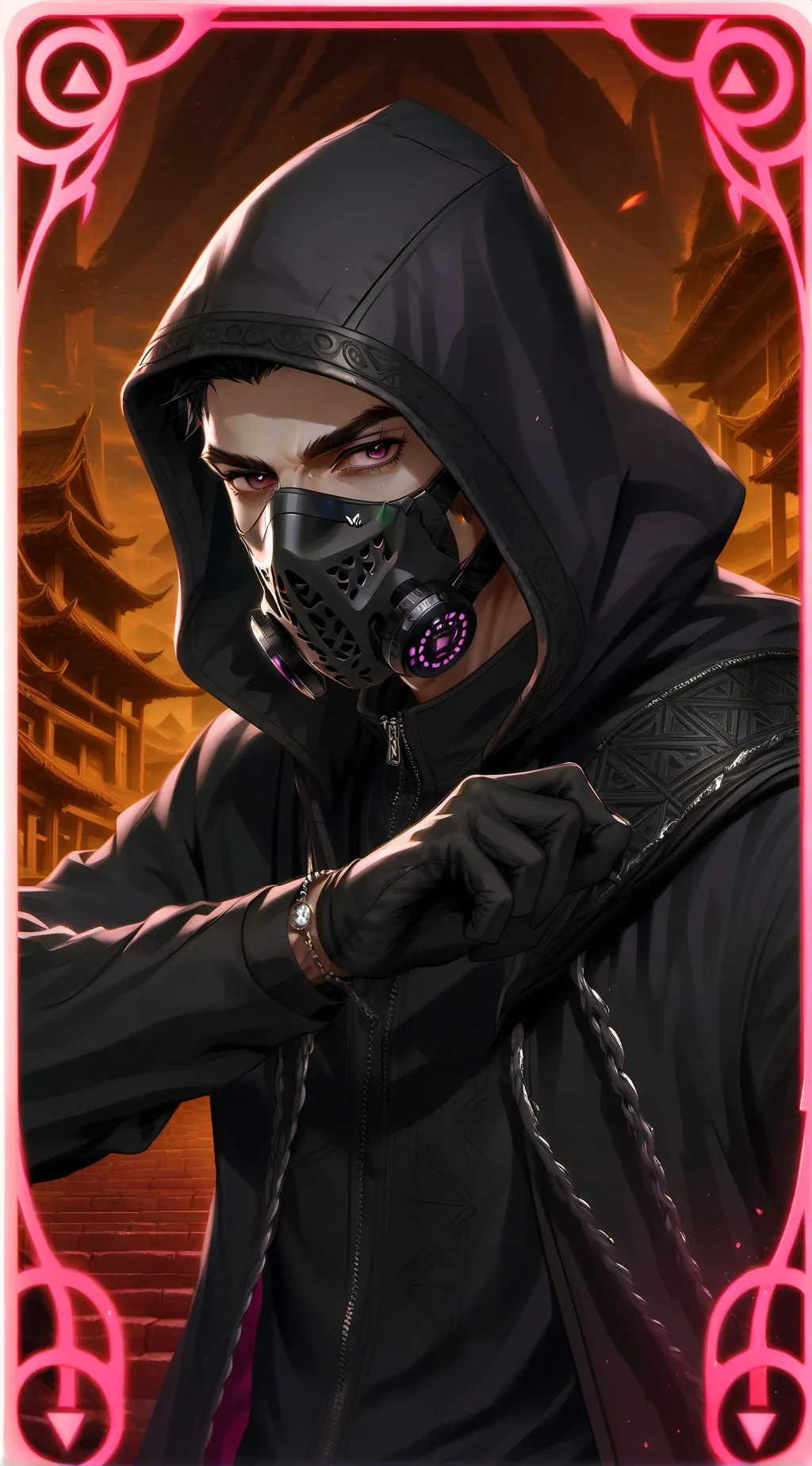 ai character: Squid game background