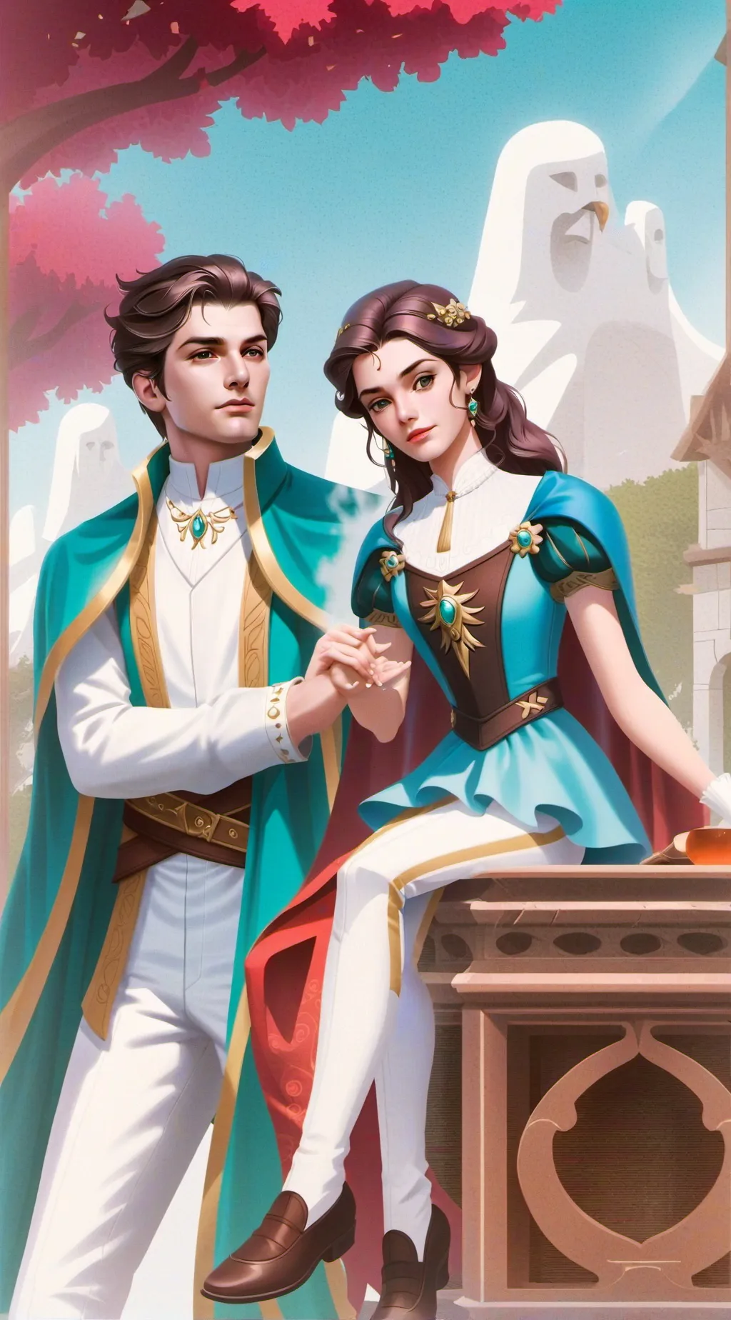 ai character: Diana &James   background