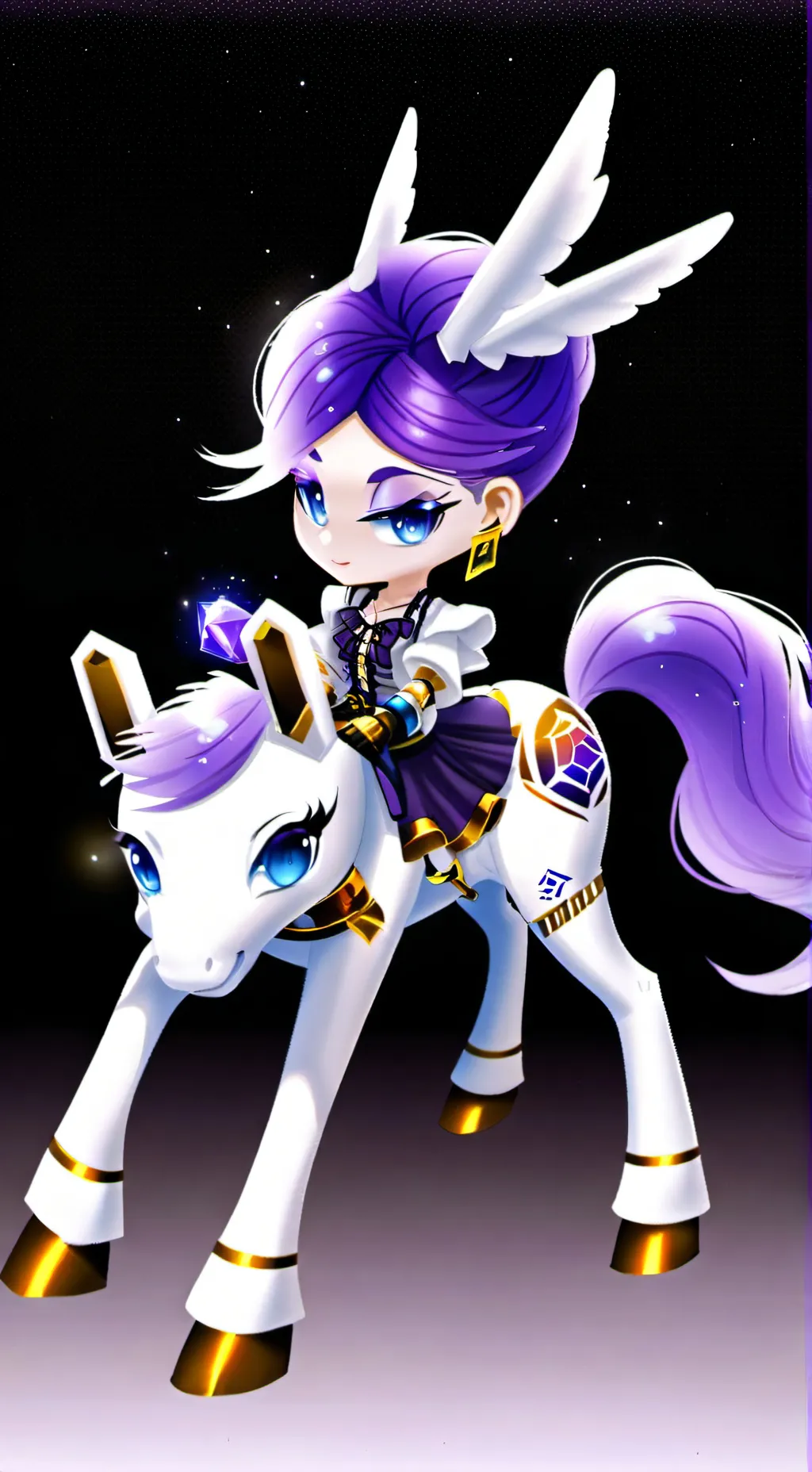 ai character: ✨~Rarity~💎 background