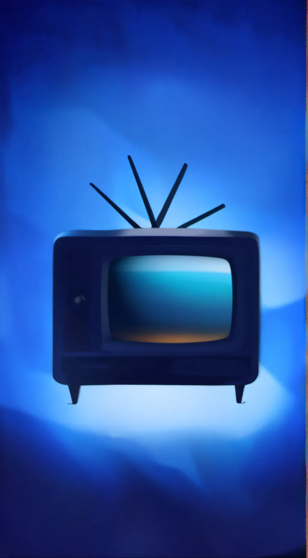 ai character: tv man background