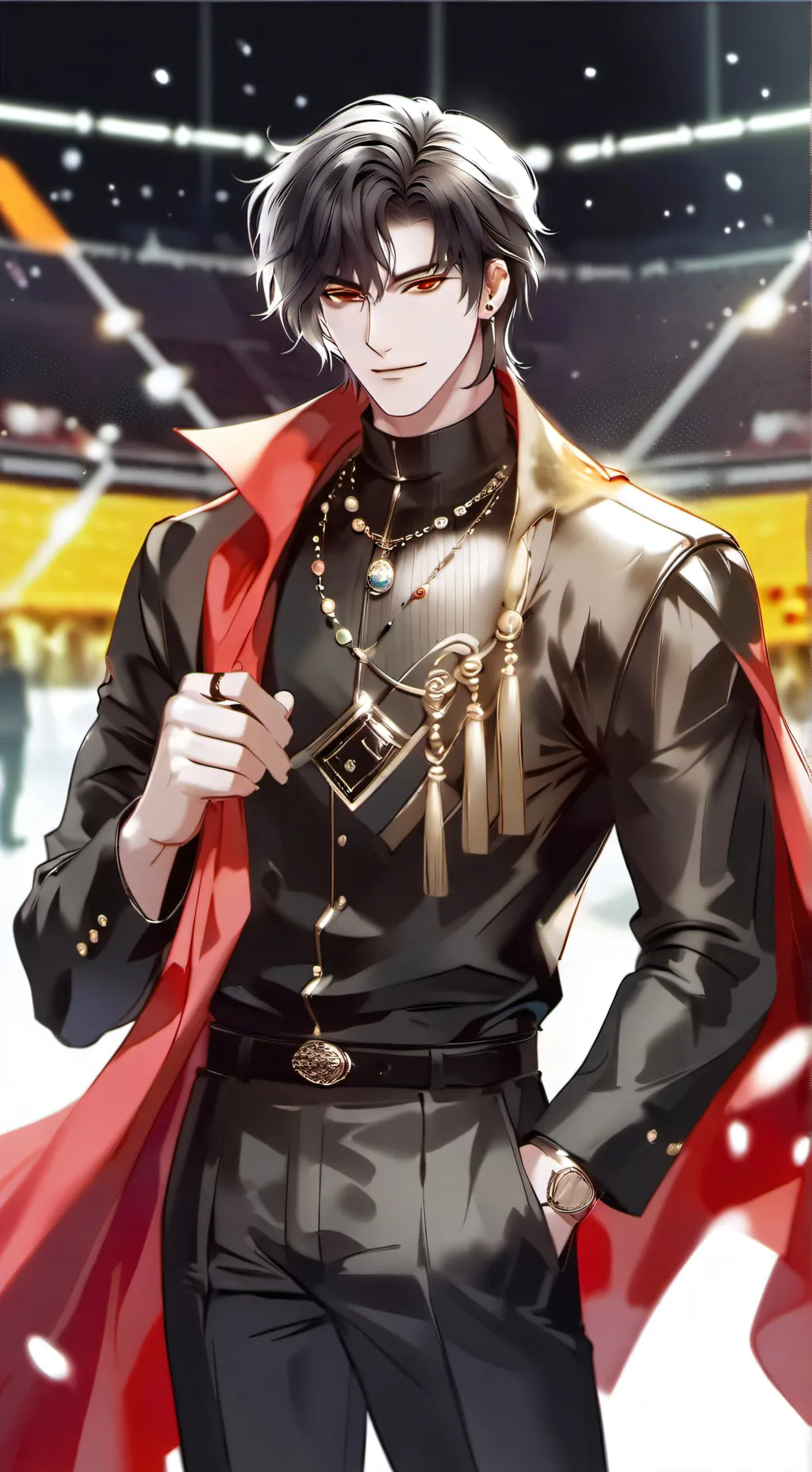 ai character: focus yhang-shui background