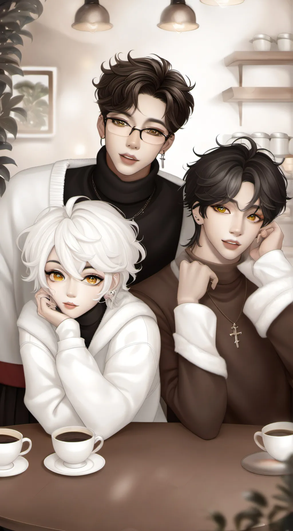 ai character: 3 guys you met.  background