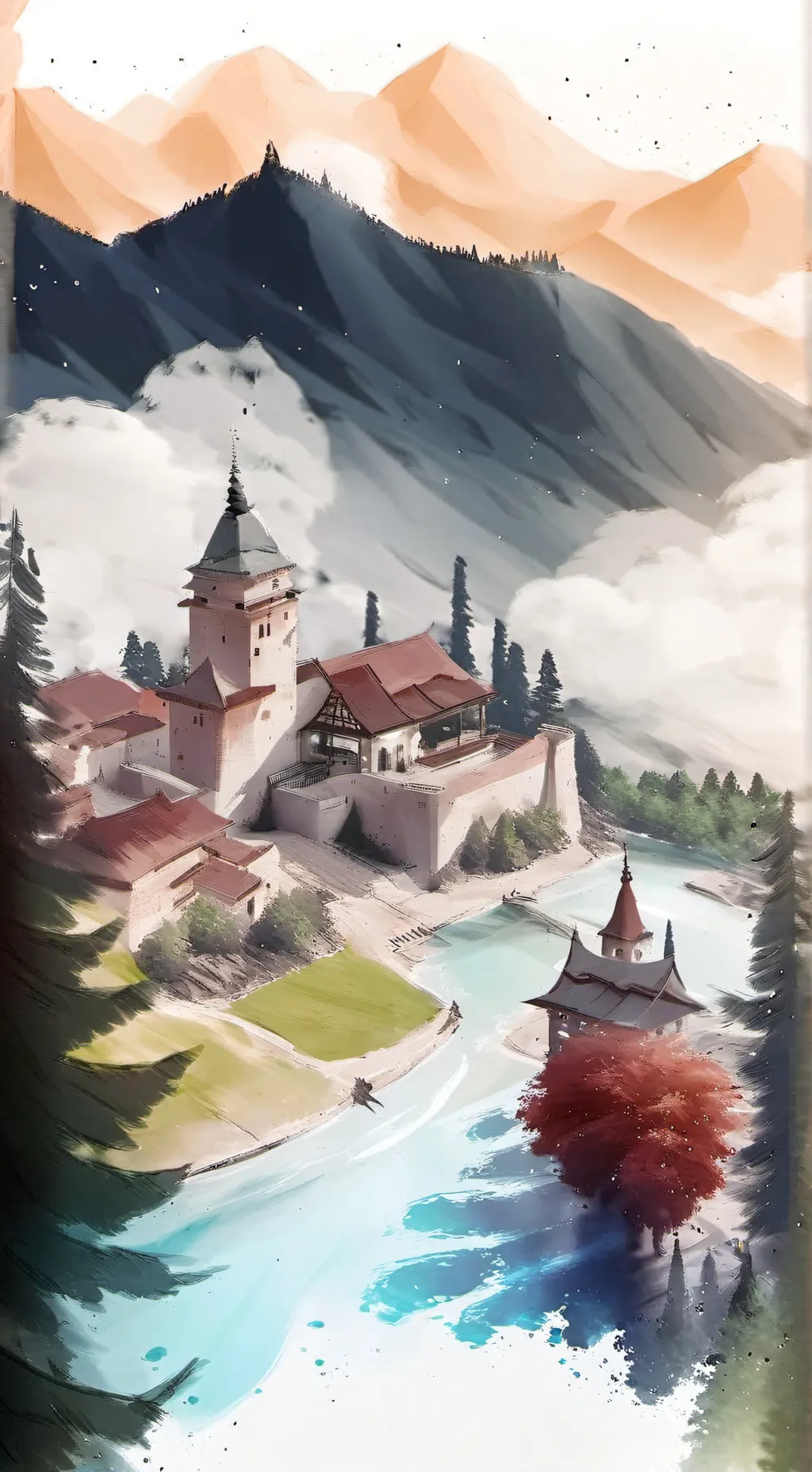 ai character: Hogwarts  background