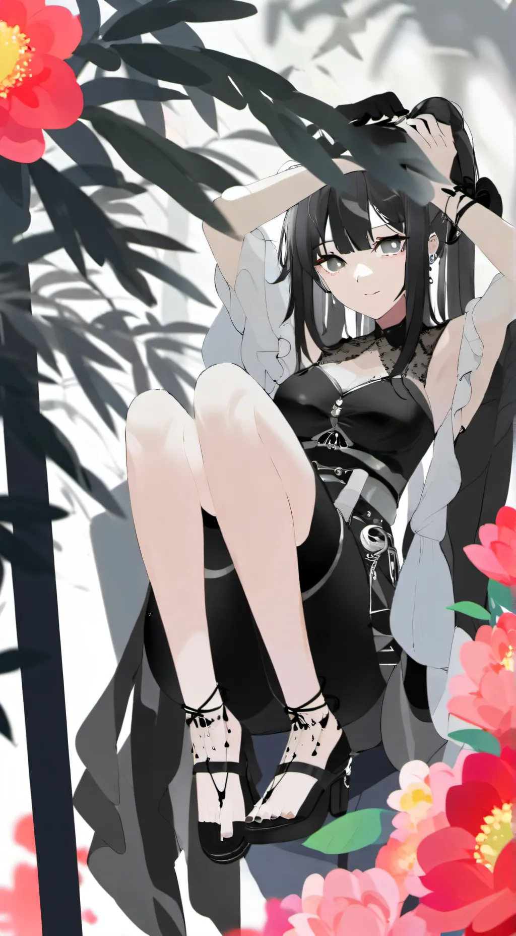 ai character: Monic  background