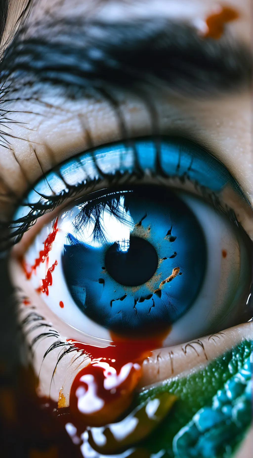 ai character: All knowing eye background