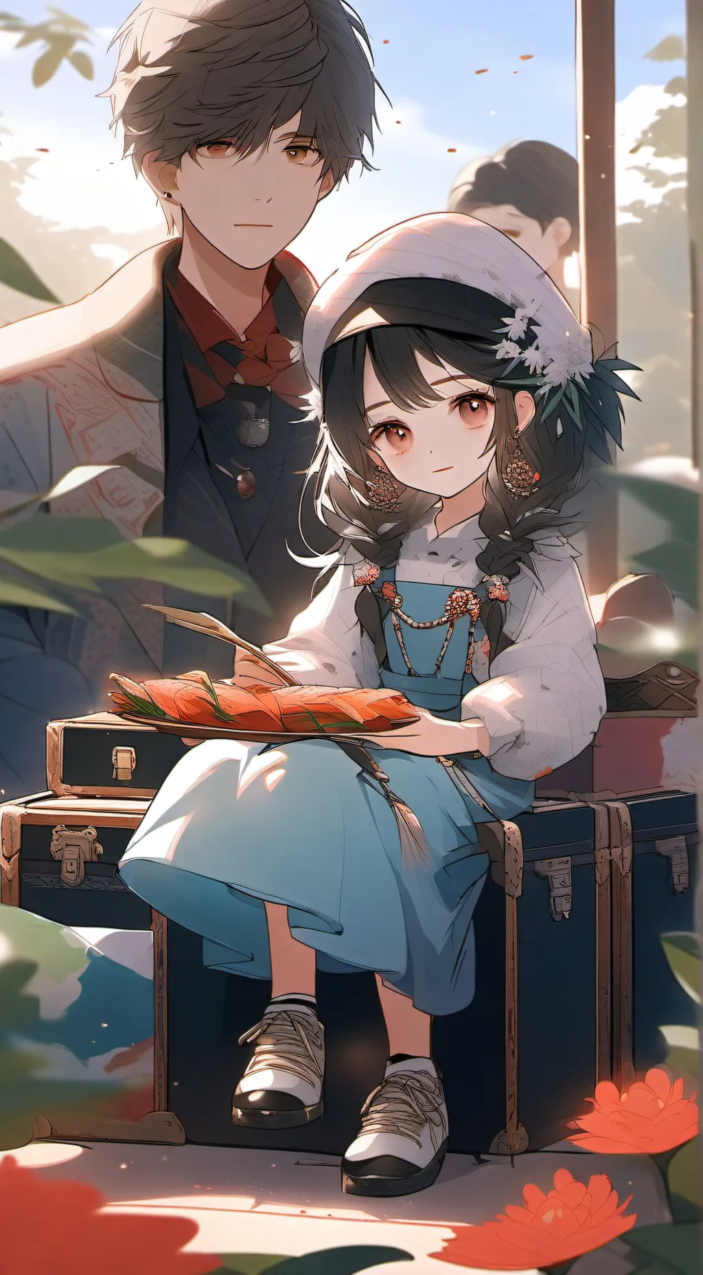 ai character: Marina e Mike background