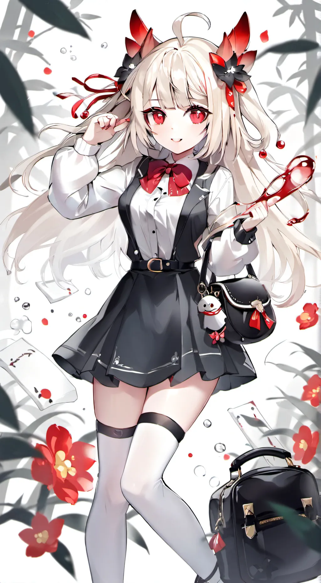 ai character: Lora  background