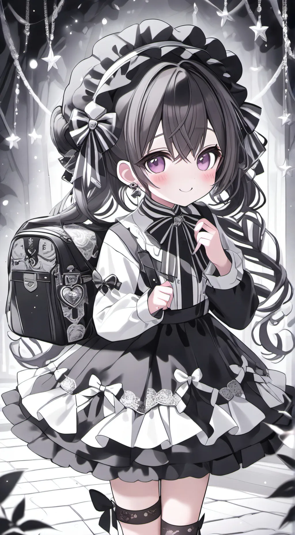 ai character: Dandy x Sprunki background