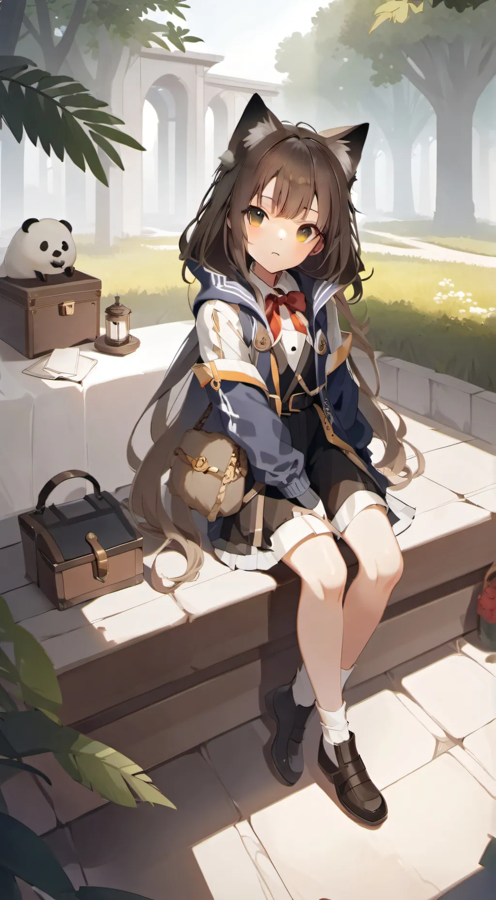 ai character: Fah background