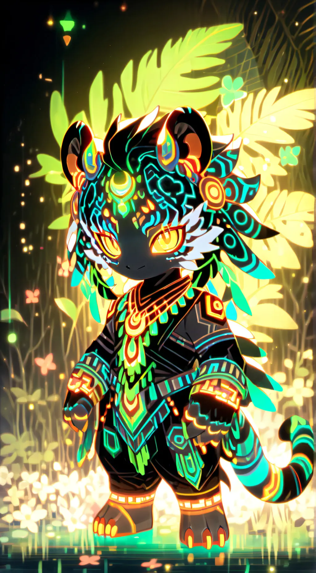 ai character: leo the tiger background