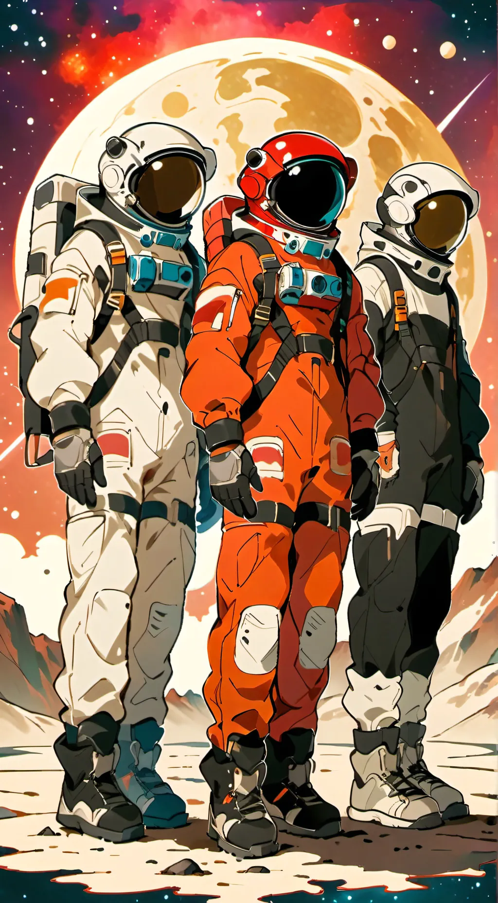 ai character: Among us background