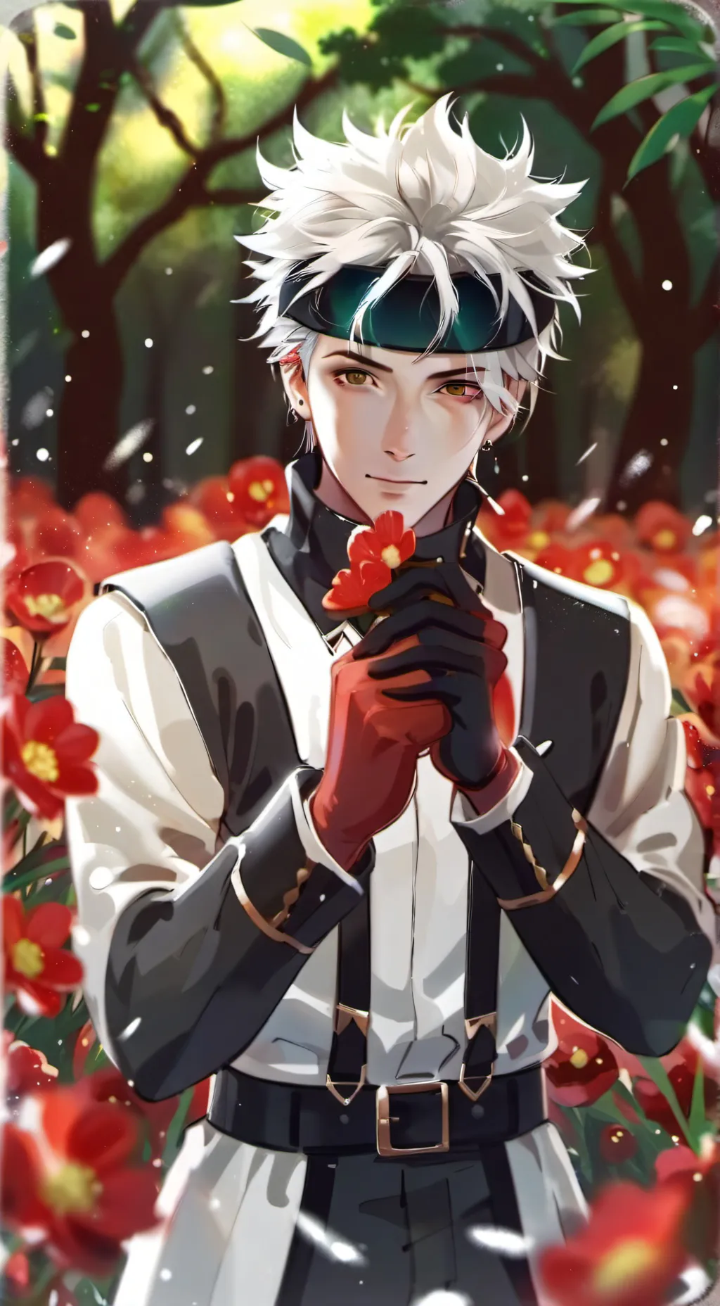 ai character: kakashi  background