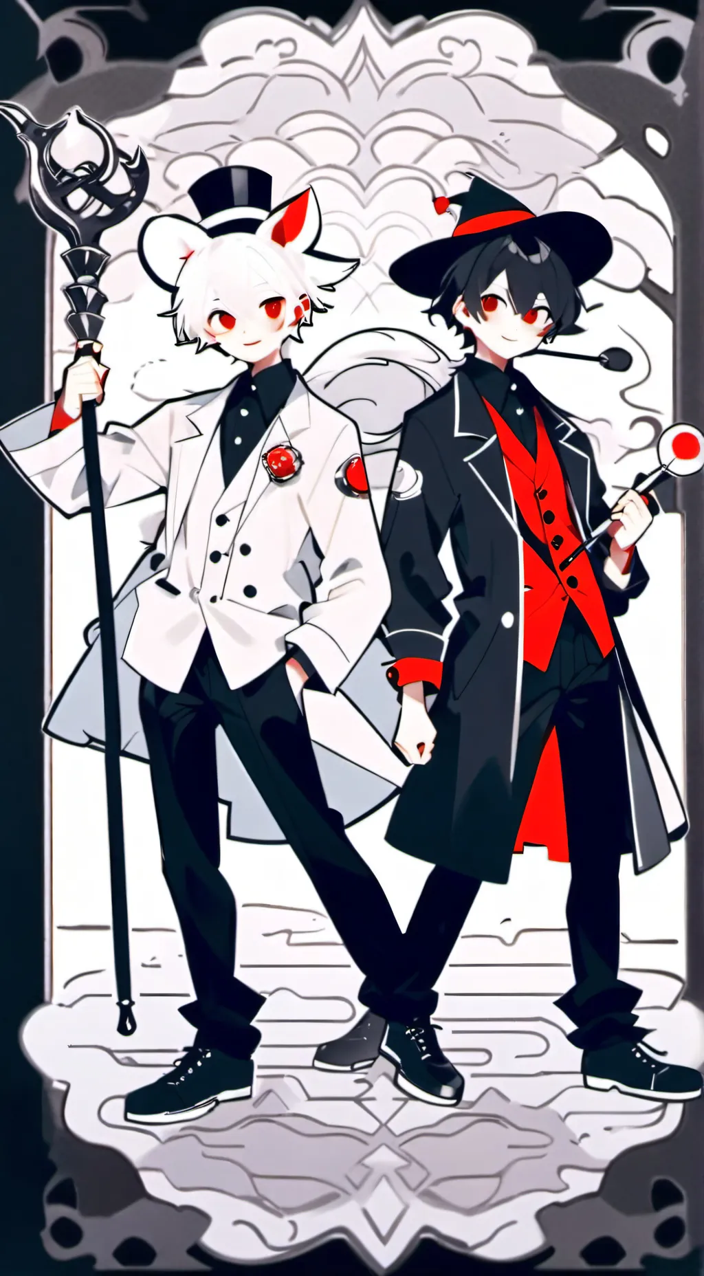 ai character: RAIDIOAPPLE background