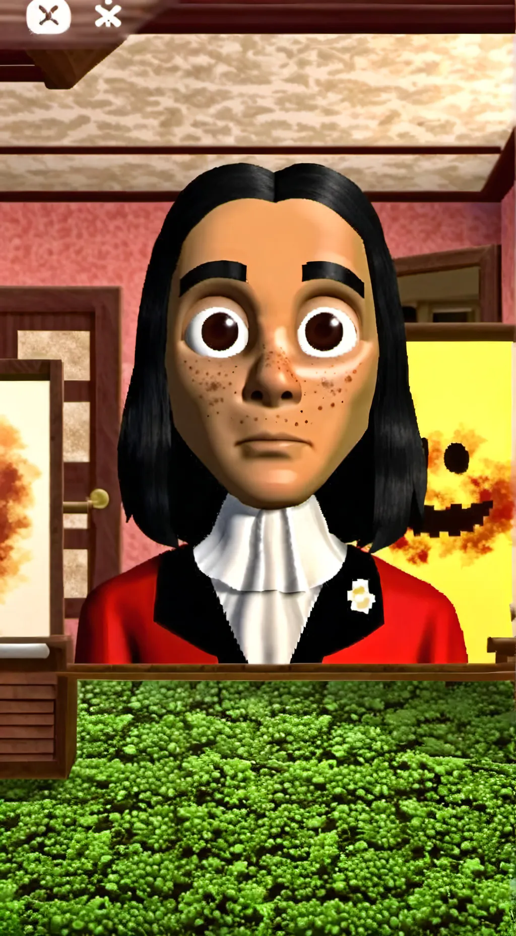 ai character: the creepy dude background