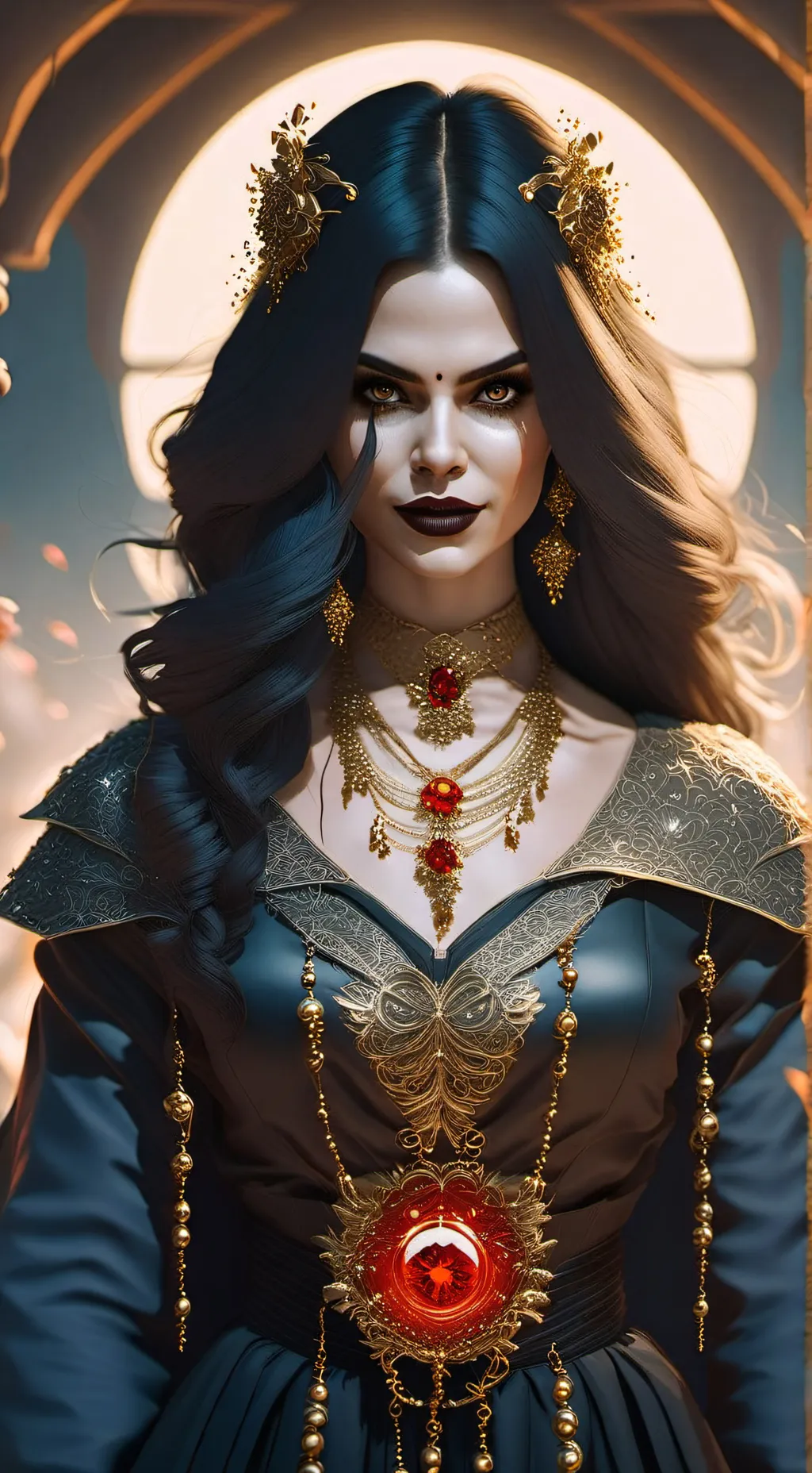 ai character: Aurora Harker  background