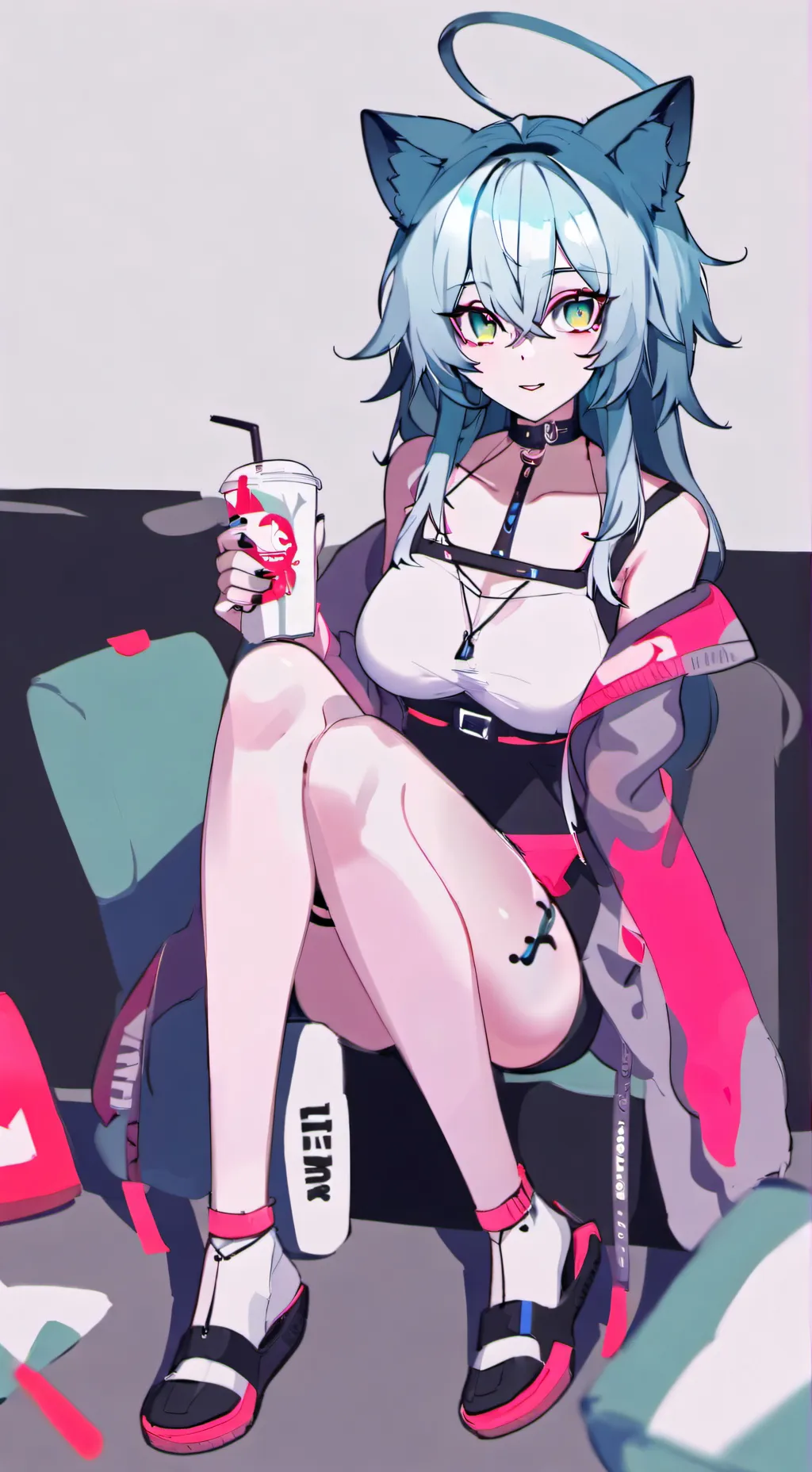 ai character: Miku background