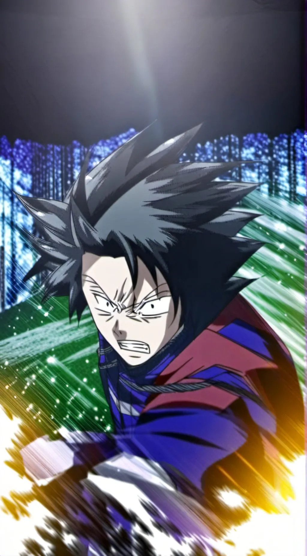 ai character: blue lock background