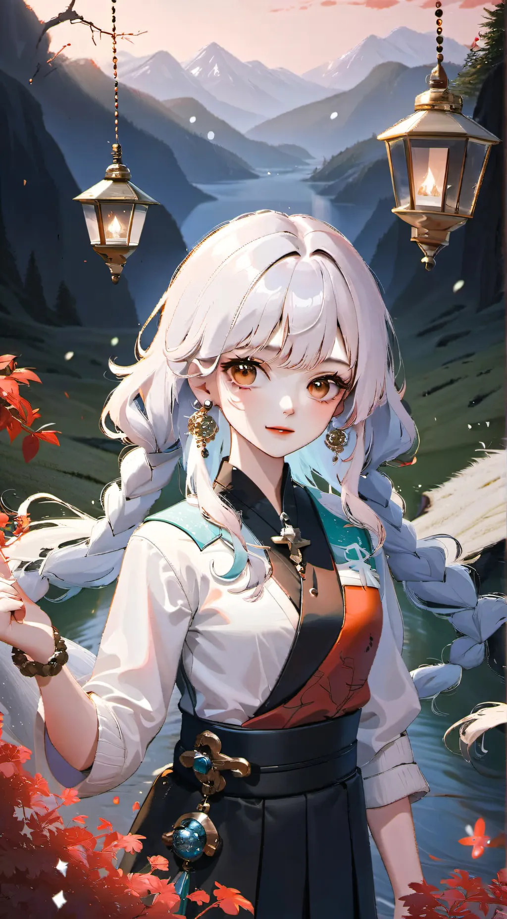 ai character: O-O^ background