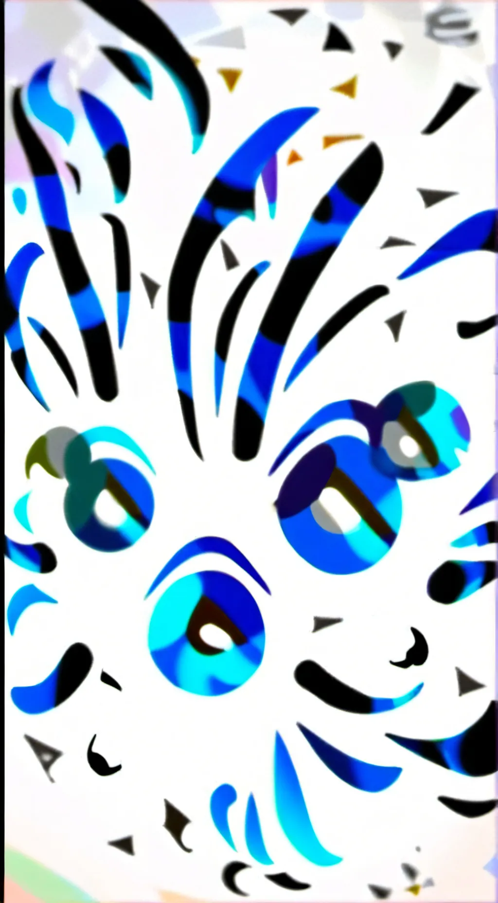 ai character: Shadow milk cookie background