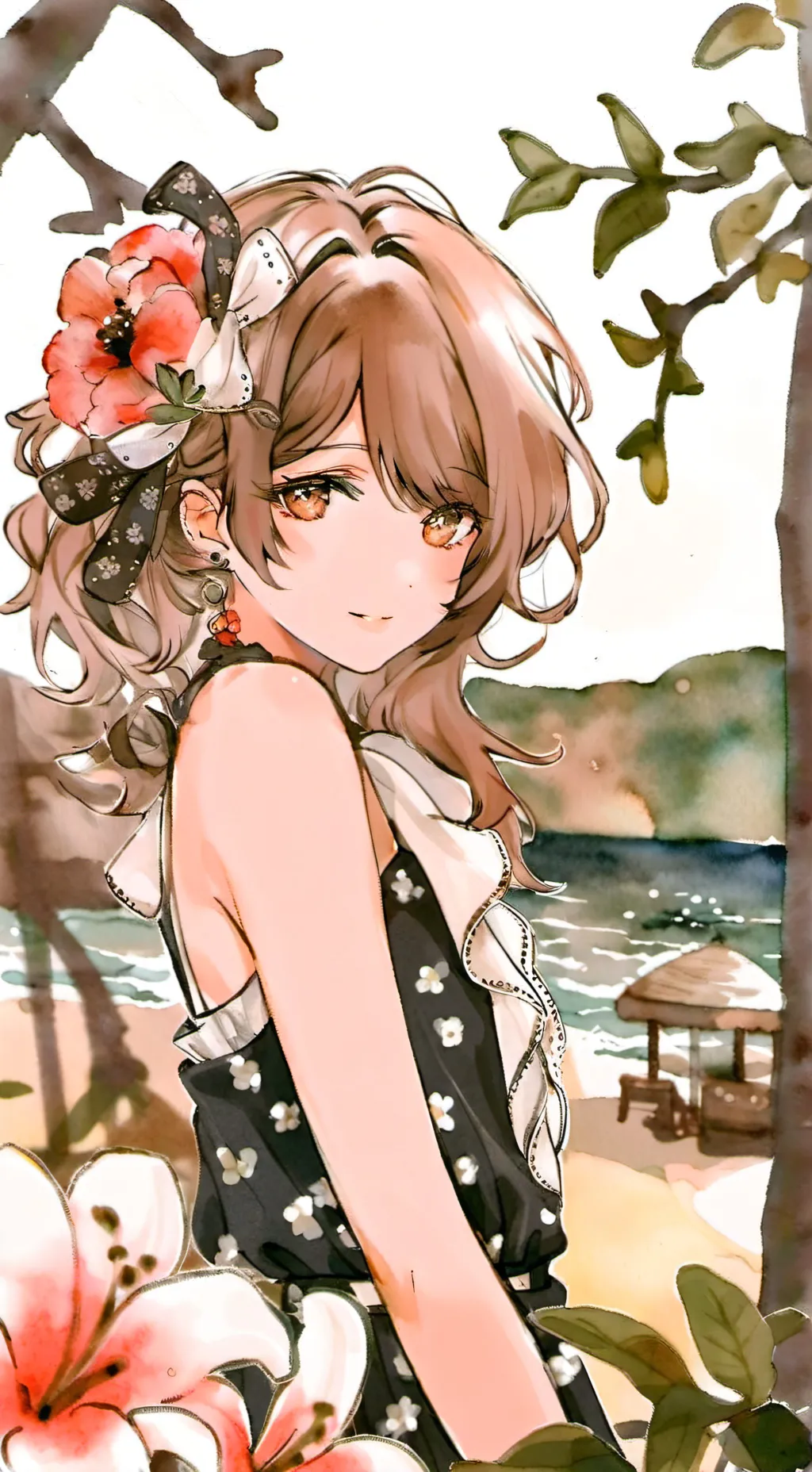 ai character: Ellie  background