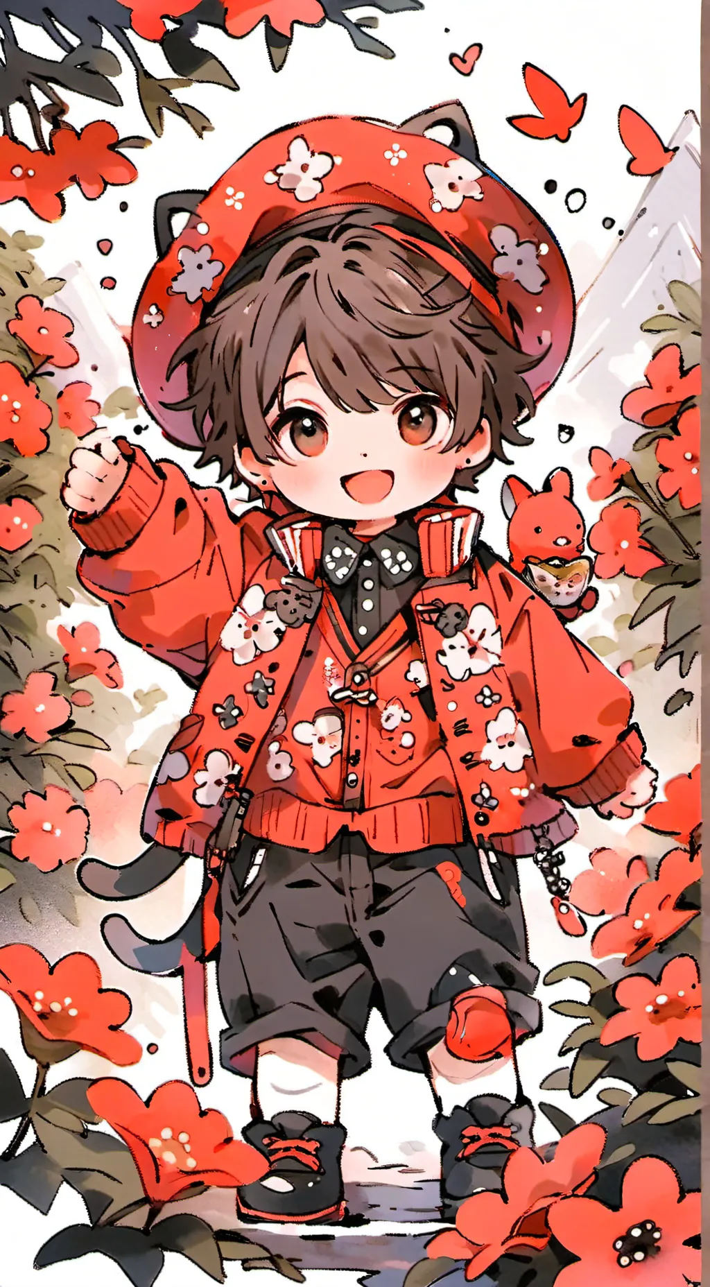 ai character: yassine hybride 😈 background