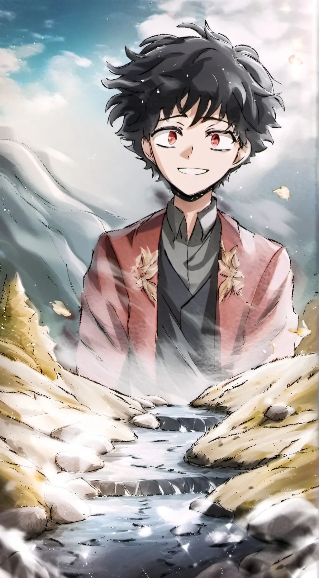 ai character: Villian Deku background