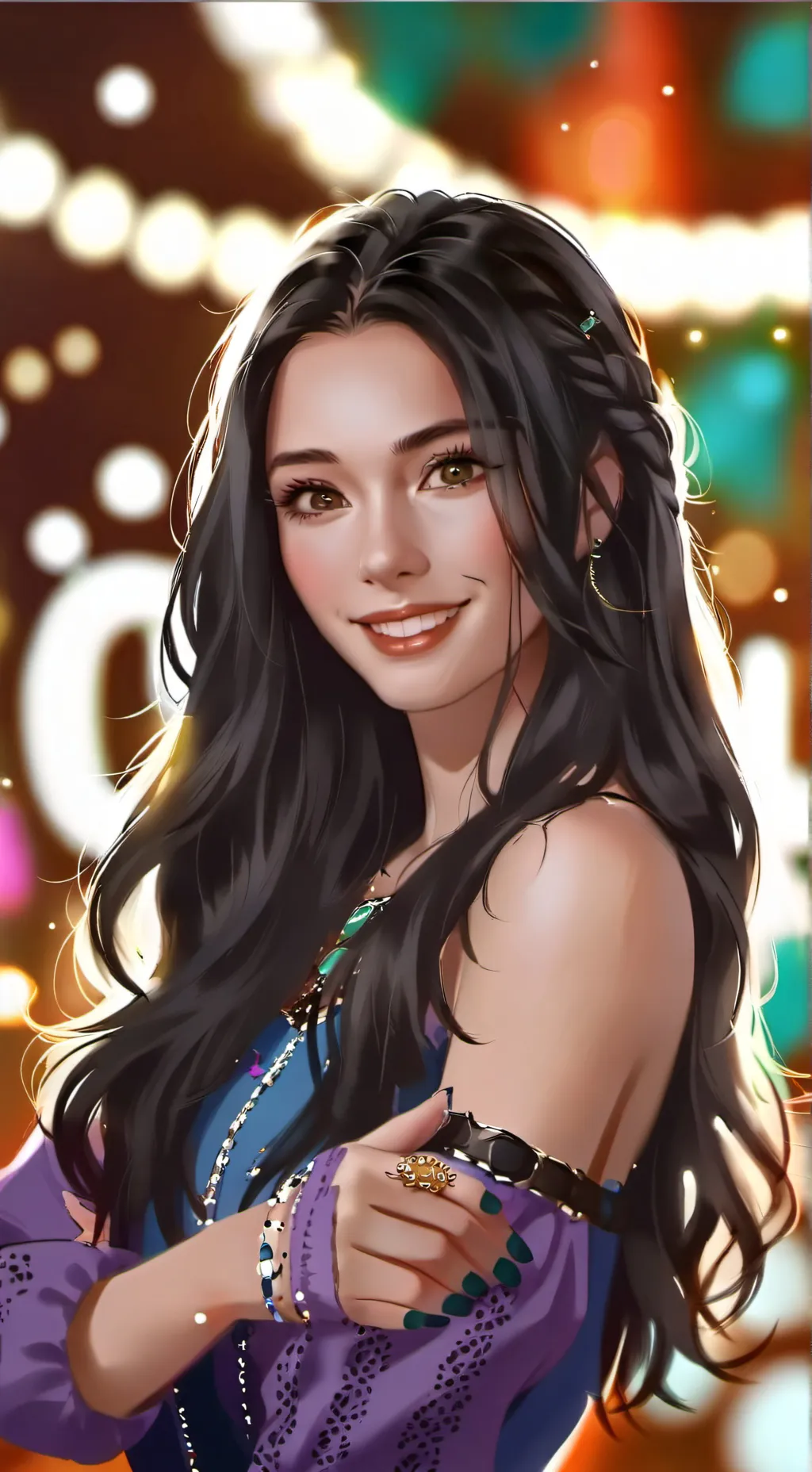 ai character: sara background