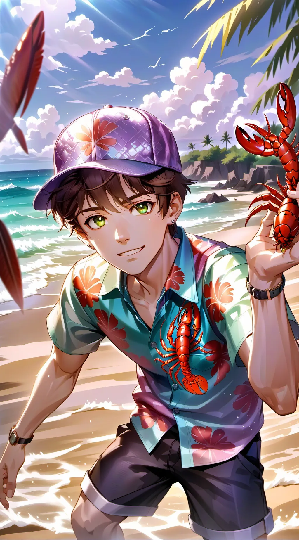 ai character: Aaron  background