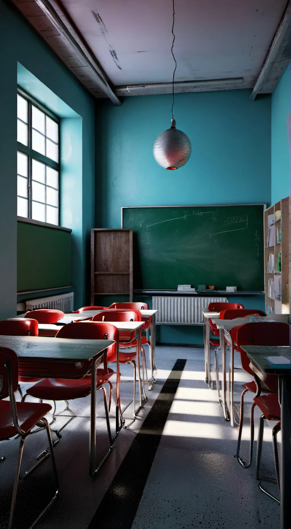 ai character: Classroom  background