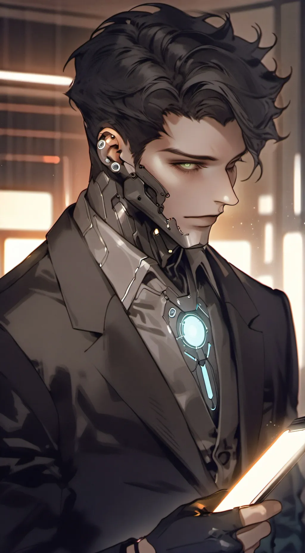 ai character: сигма background