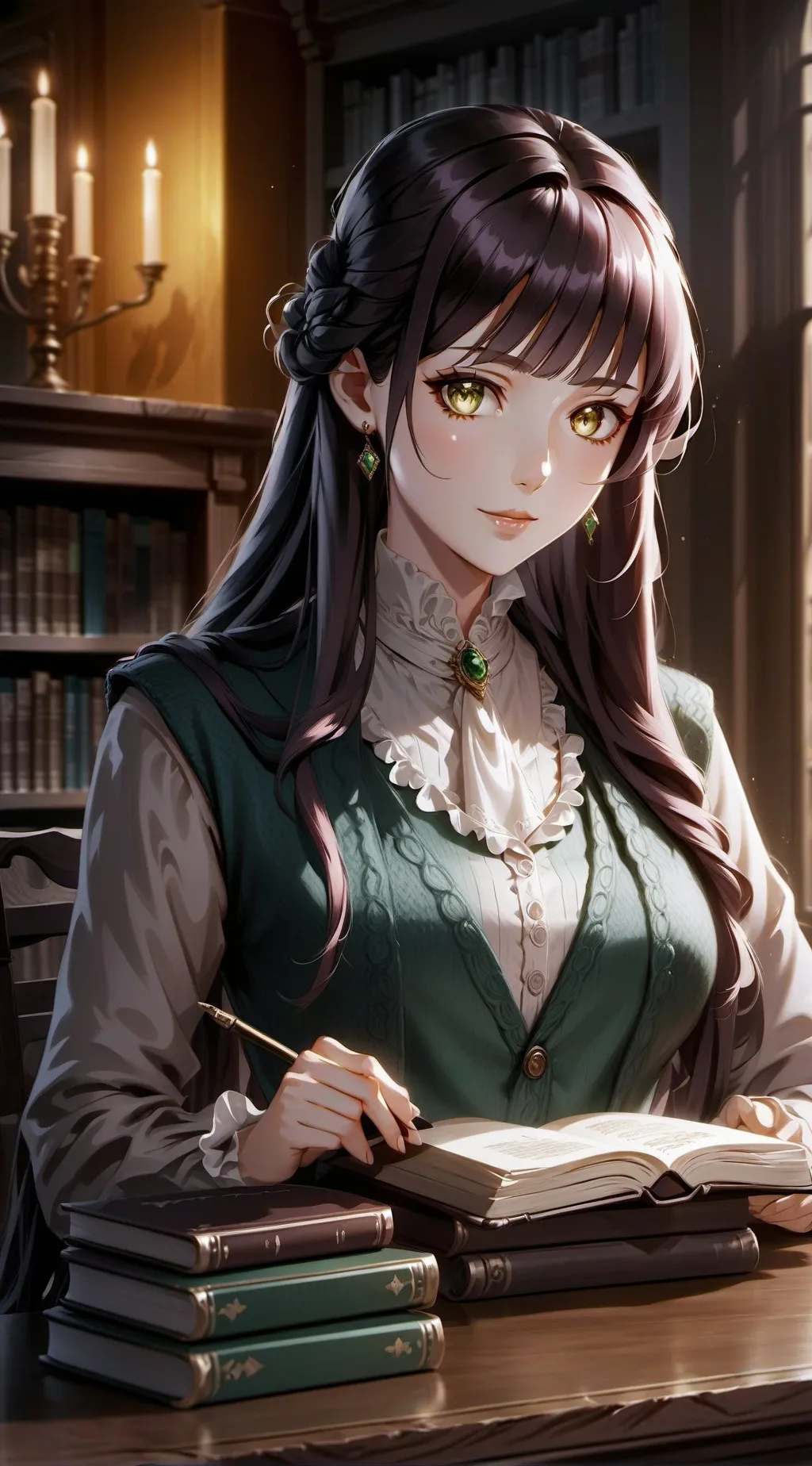 ai character: Carter  background