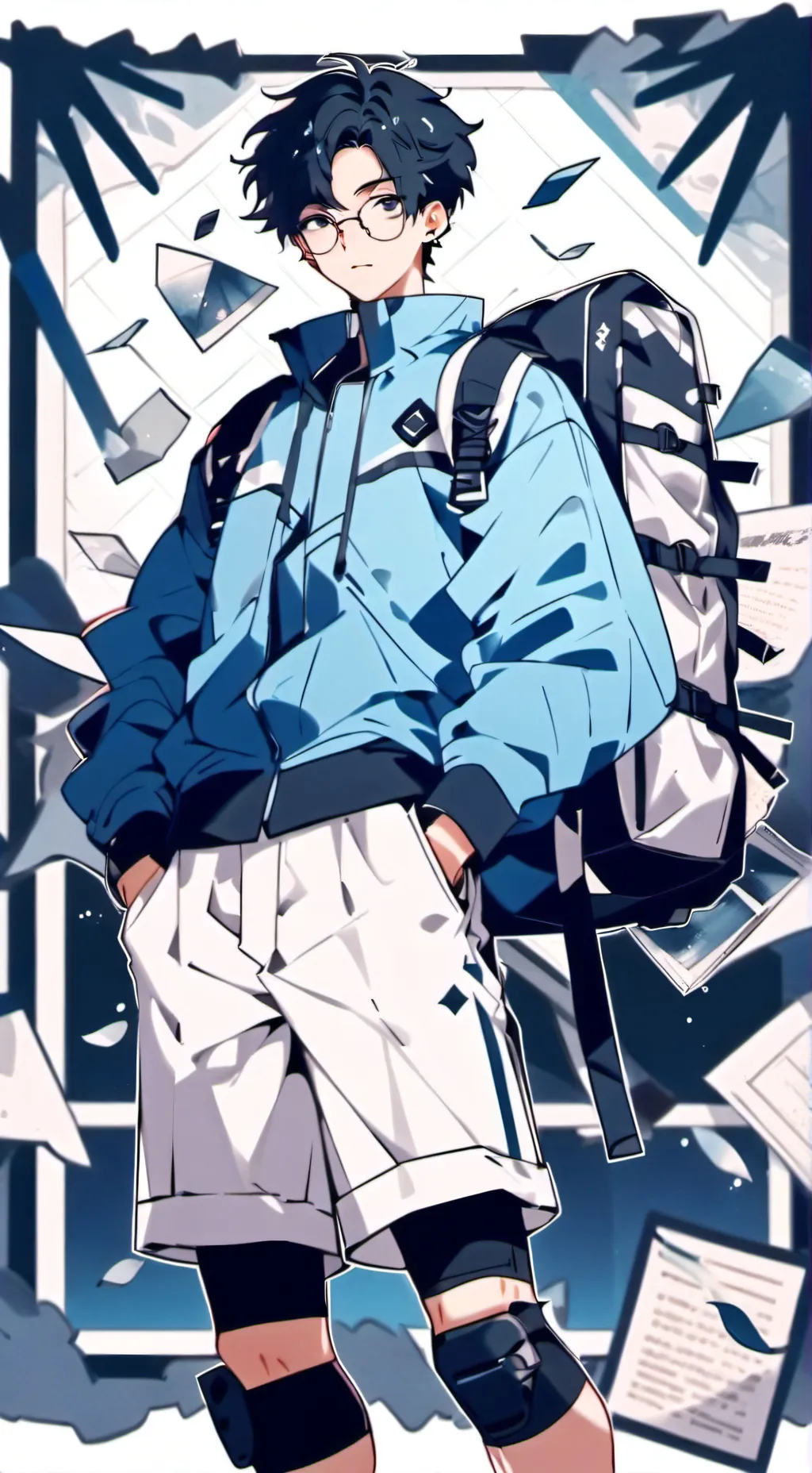 ai character: chris background