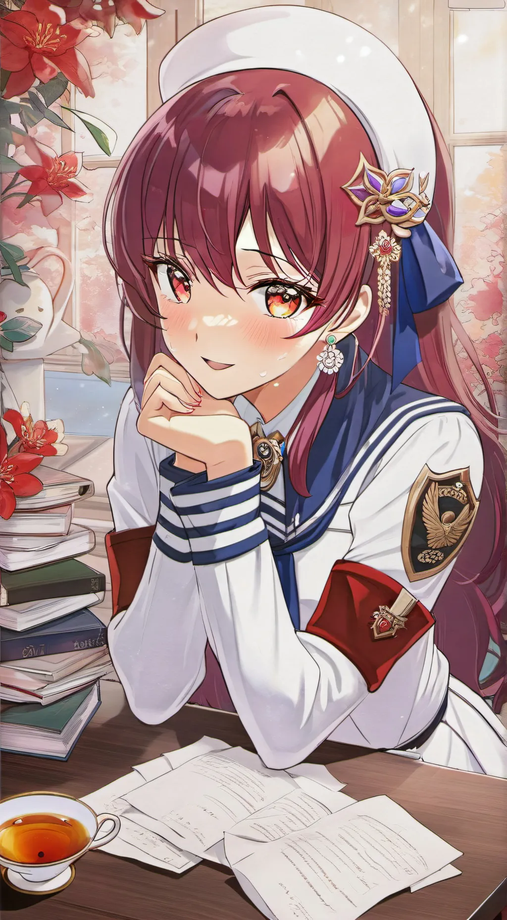 ai character: Akane background