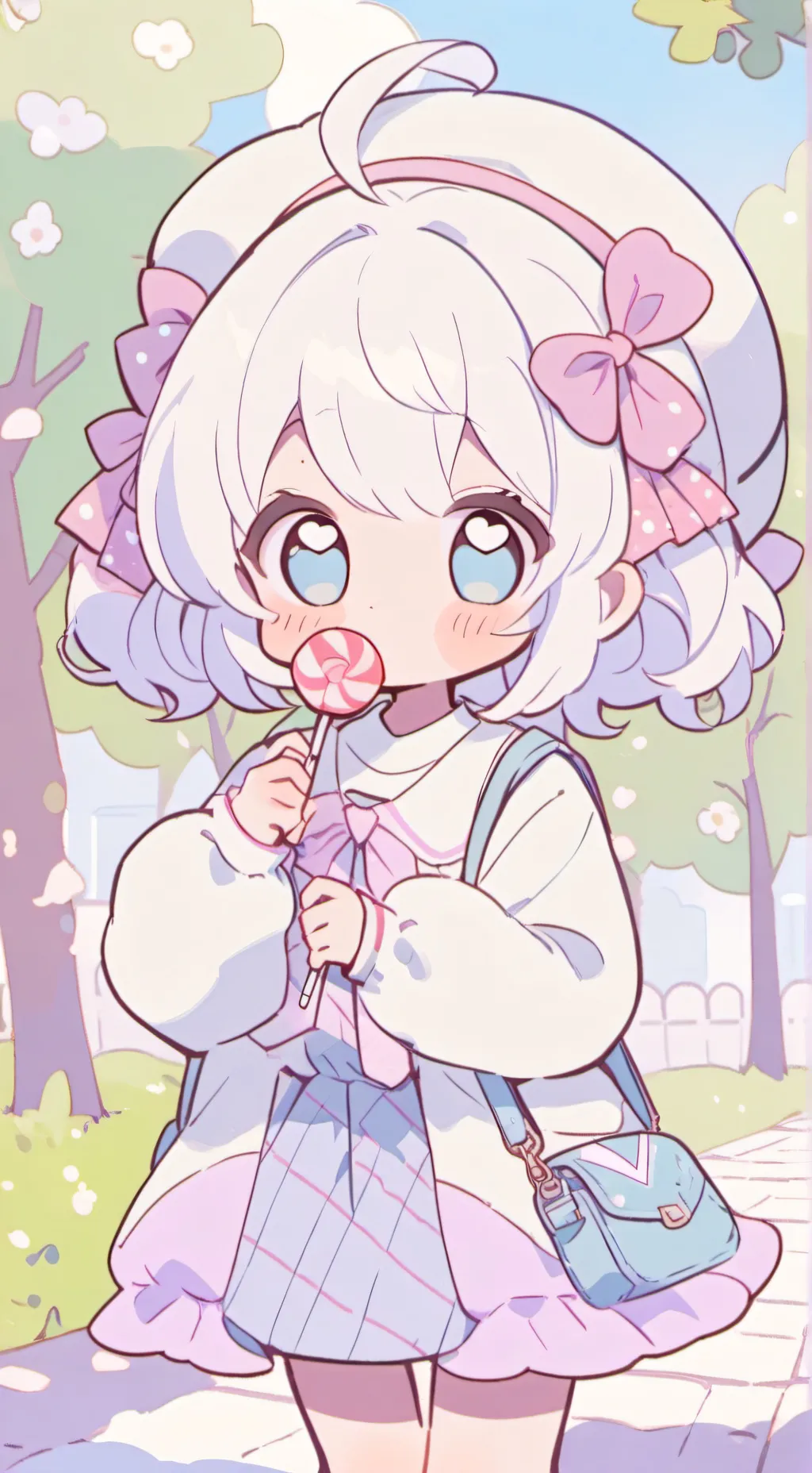 ai character: Hachimi🍭 background