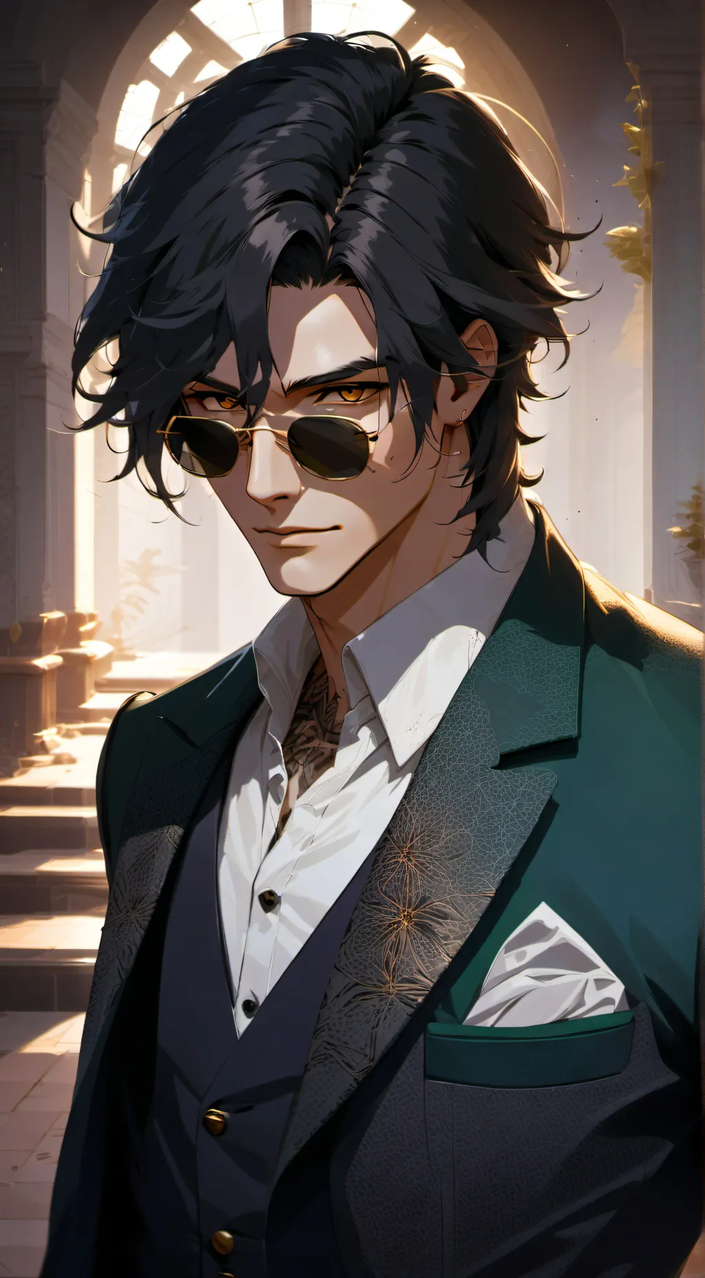 ai character: Everett  background