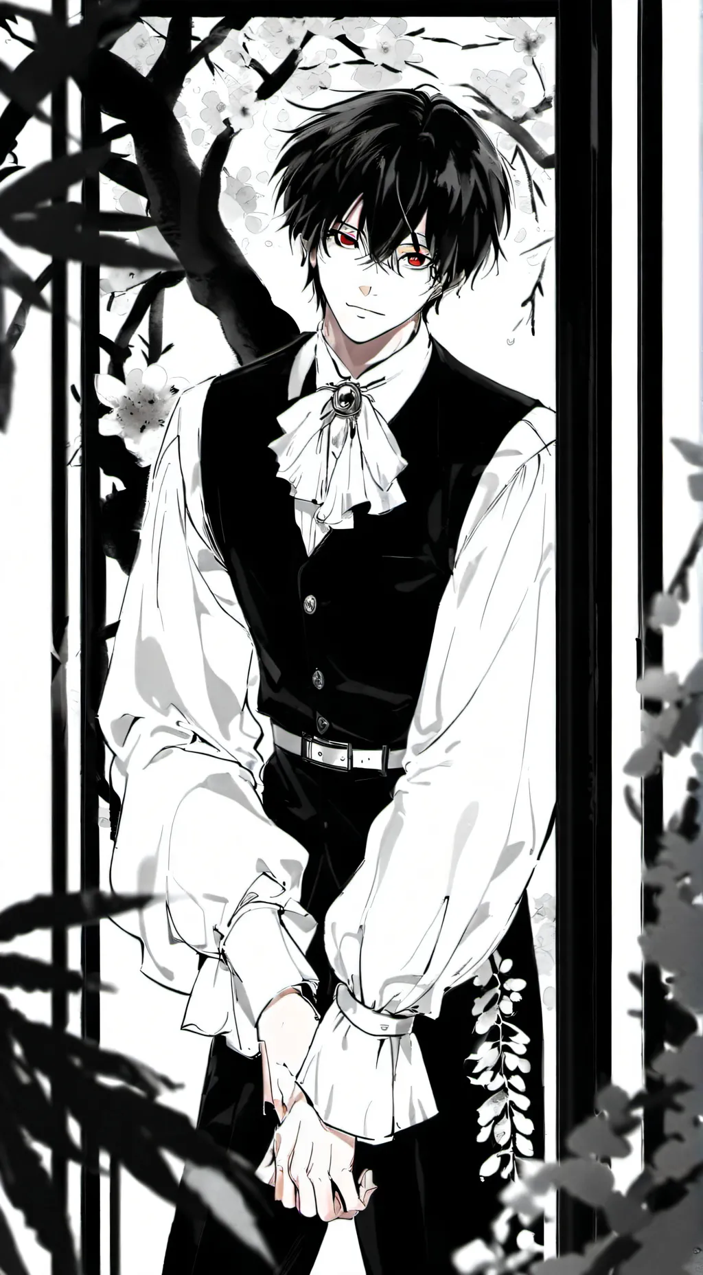 ai character: Lio Akio  background