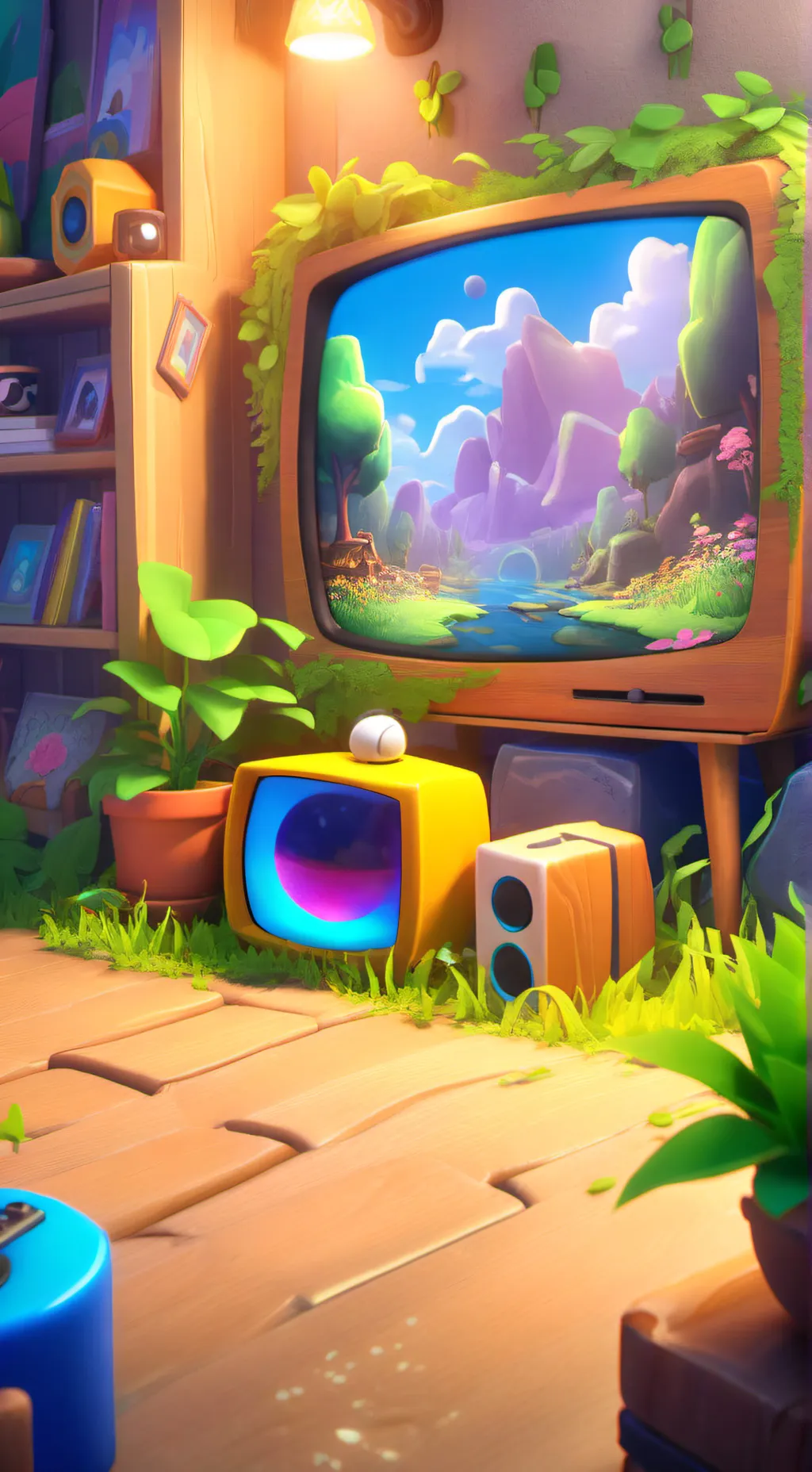 ai character: Vee  background